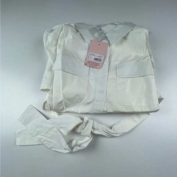 UTILITY POCKET SHIRT DRESS - Picture 4 of 4